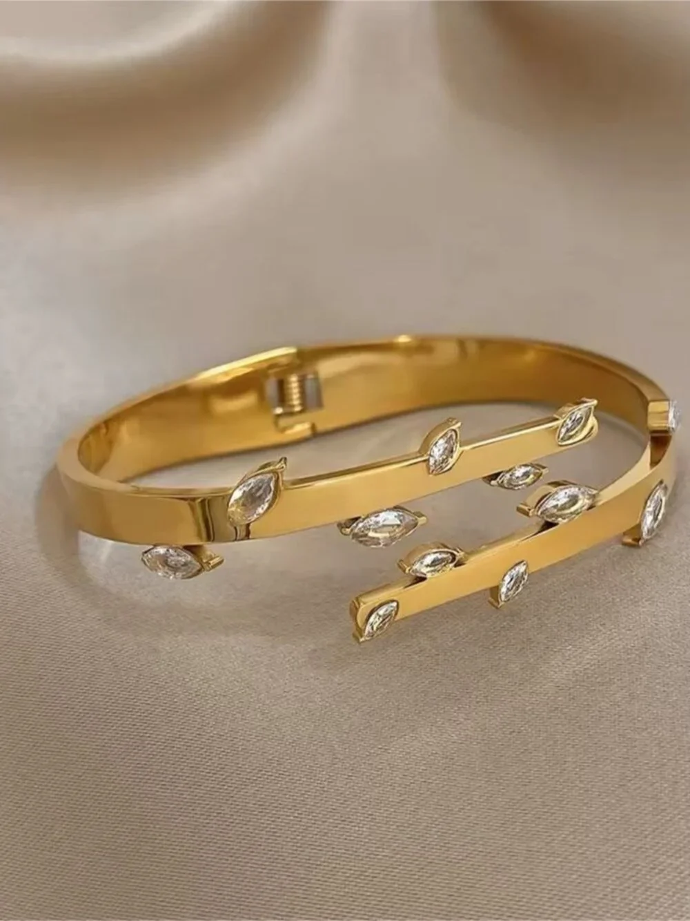 Anthropologie polished gold